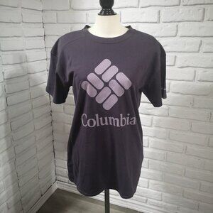 Columbia Men's Size Medium Purple Short Sleeve Straight Fit T-shirt
